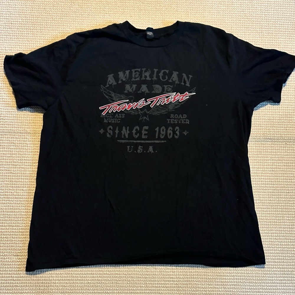 Travis Tritt Black SS Lightweight T-shirt Anvil By Gildan size XL